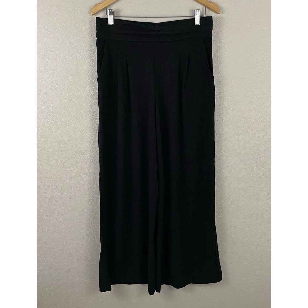 The Odells Womens L Black Cummerbund Wide Leg Pants - Picture 8 of 8